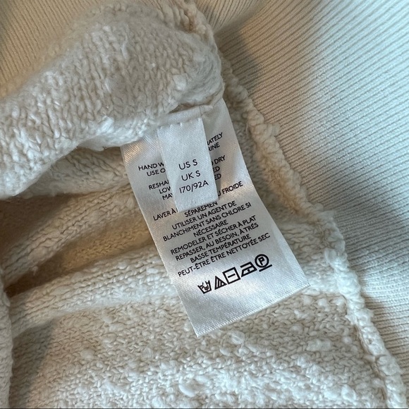 Free People Womens Found My Friend Pullover Sweater Cream - Picture 14 of 16